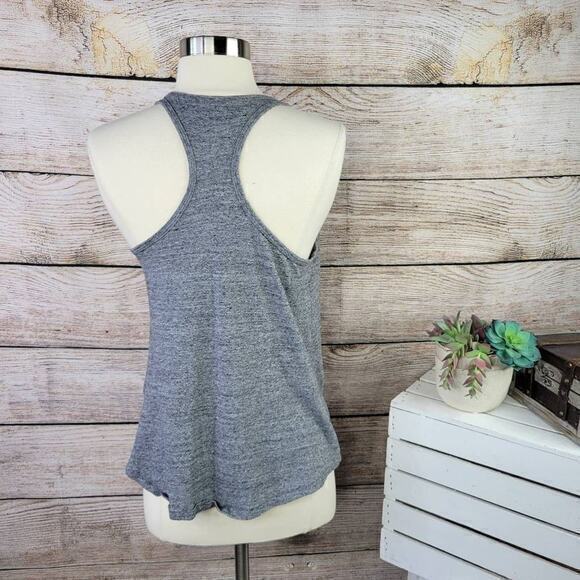 NIKE Just Do It Swoosh Logo Gray Racerback Workout Tank Top Size Small - Picture 4 of 6